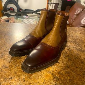 Santoni caoutchouc boots
